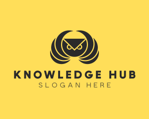 Modern - Messaging Envelope Owl logo design