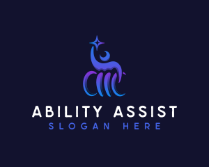 Disability - Wheelchair Paralympic Disabled logo design