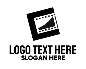 Video - Modern Film Reel logo design