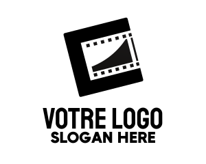 Modern Film Reel Logo