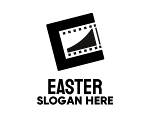 Cinematic - Modern Film Reel logo design