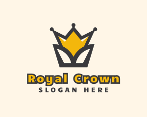 Royal Flower Crown logo design