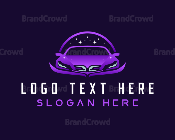 Luxury Sedan Auto Logo