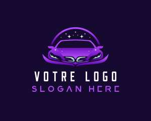Transport - Luxury Sedan Auto logo design