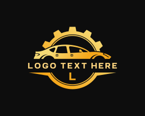 Car Care - Car Gear Mechanic logo design