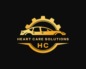 Car Gear Mechanic logo design