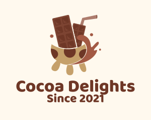Milk Chocolate Drink  logo design