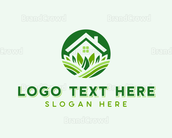 Residential Backyard Landscaping Logo