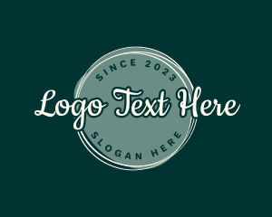 Wordmark - Elegant Cosmetic Badge logo design