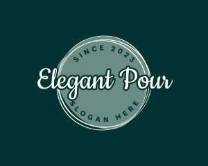 Elegant Cosmetic Badge logo design