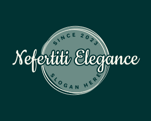 Elegant Cosmetic Badge logo design