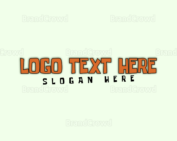 Tilt Outlined Rustic Logo