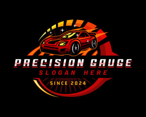 Gauge - Automotive Transportation Car logo design