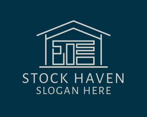 Stockroom - House Home Real Estate logo design