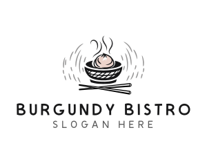 Dim sum Food Restaurant logo design