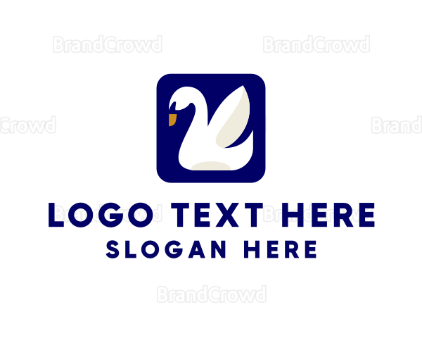 Swan Bird App Logo