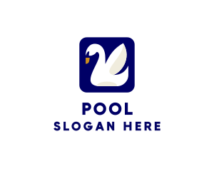 Swan Bird App logo design