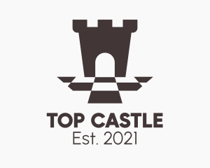 Rook Chess Castle logo design