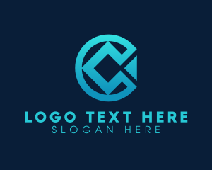 Editor - Videography Film Letter C logo design