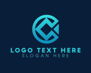 Icon - Videography Film Letter C logo design