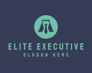 Ceo - Executive Necktie Letter A logo design