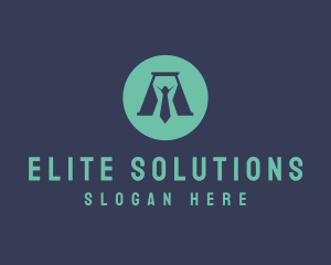 Executive - Executive Necktie Letter A logo design
