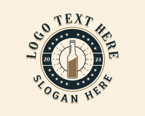 Pub - Hipster Liquor Pub logo design