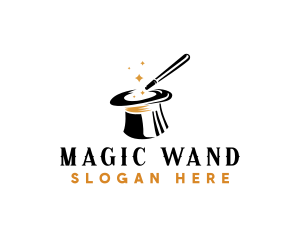 Magician Hat Trick logo design