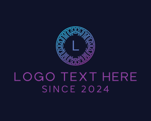 Ornament - Intricate Maze Letter logo design