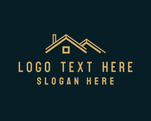 Residential - Roof Home Renovation logo design