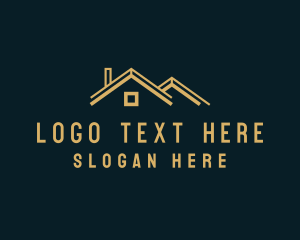 Roof Home Renovation Logo