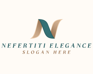 Stylish Wedding Planner Letter N logo design