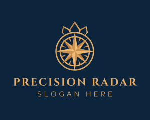 Premium Compass Crown logo design