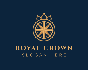 Crown - Premium Compass Crown logo design