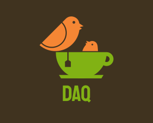 Mug - Pigeon Green Tea logo design