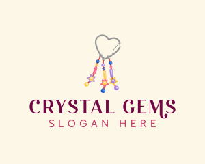 Keychain Beads Accessories logo design