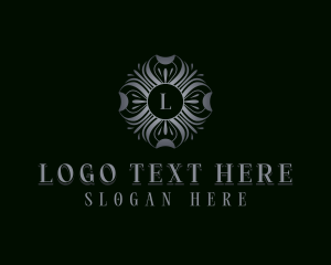 Luxury Flower Jewelry logo design