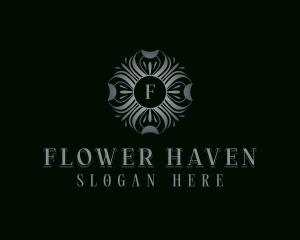 Luxury Flower Jewelry logo design