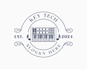 Musical Keyboard Piano logo design