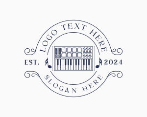 Keyboard - Musical Keyboard Piano logo design