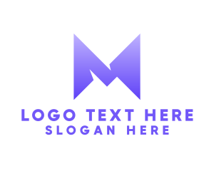 Initial - Generic Multimedia Letter M logo design
