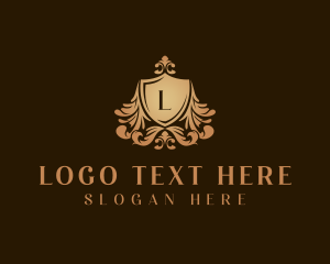 Luxury - Medieval Ornate Crest Shield logo design