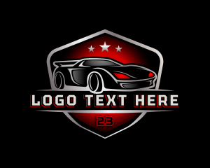 Sedan - Motorsport Car Automotive logo design