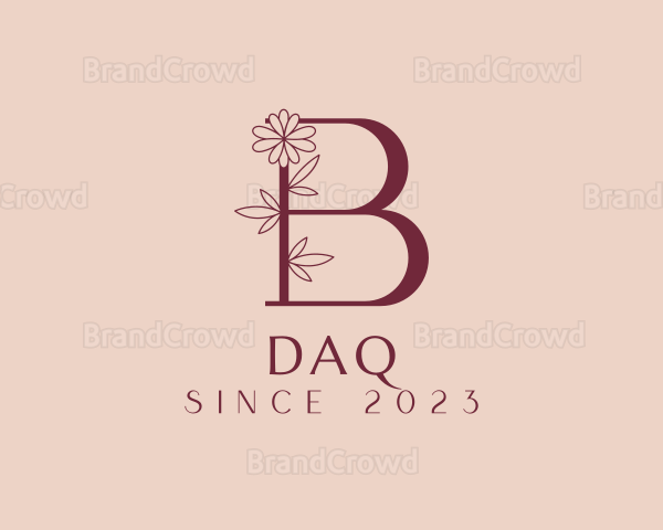 Beauty Hairdresser Letter B Logo