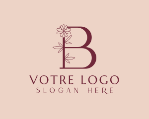 Beauty Hairdresser Letter B Logo