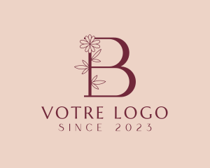 Red - Beauty Hairdresser Letter B logo design