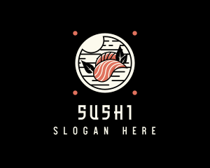 Asian Restaurant Sushi logo design