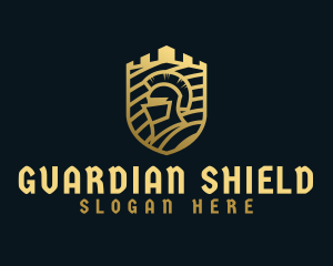 Protector - Royal Knight Shield logo design