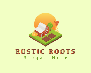 Homestead - Country Side Barn logo design