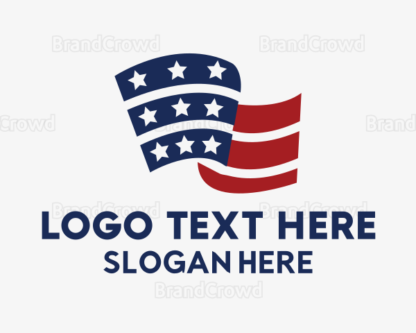 America Veteran Flag Logo